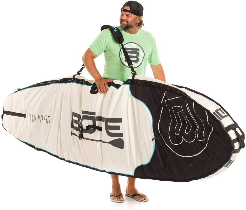 BOTE Brand SUP Board Zip Up Coffin Travel Storage Bag with Shoulder Carry Strap fitted Gatorshell Epoxy Compatible Stand Up Paddle Boards Travel Protection Multiple Size Options