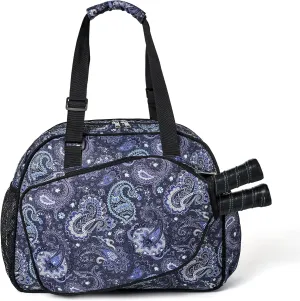 Boulder Bee Pickleball Bags, Premium Pickleball Tote Bag for Girls, Women’s Hand/Shoulder Gym Bag w Water Bottle Holder, with Pickleball Racquet/Paddle Holder
