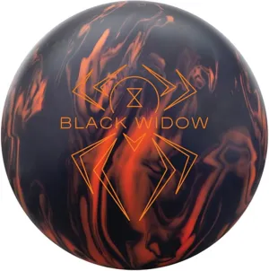 Bowlerstore Products Hammer PRE-DRILLED Black Widow 3.0 Bowling Ball - Black/Orange 16lbs