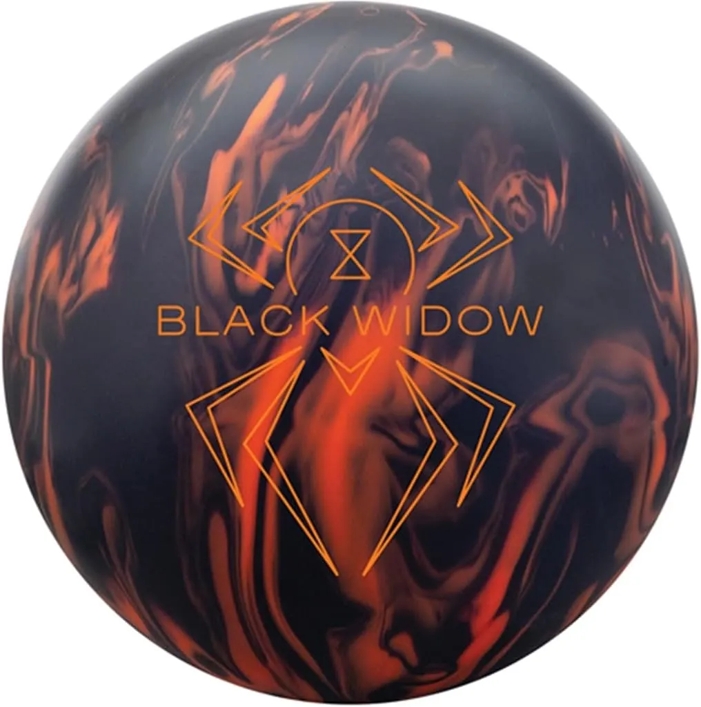 Bowlerstore Products Hammer PRE-DRILLED Black Widow 3.0 Bowling Ball - Black/Orange 16lbs