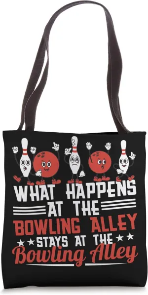 Bowling Alley Hobby Bowling Player Tote Bag