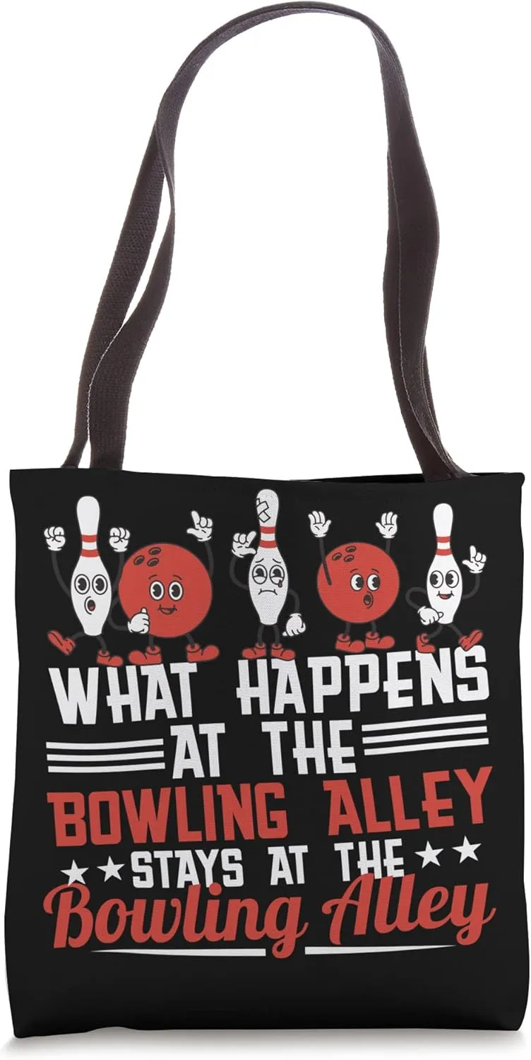 Bowling Alley Hobby Bowling Player Tote Bag