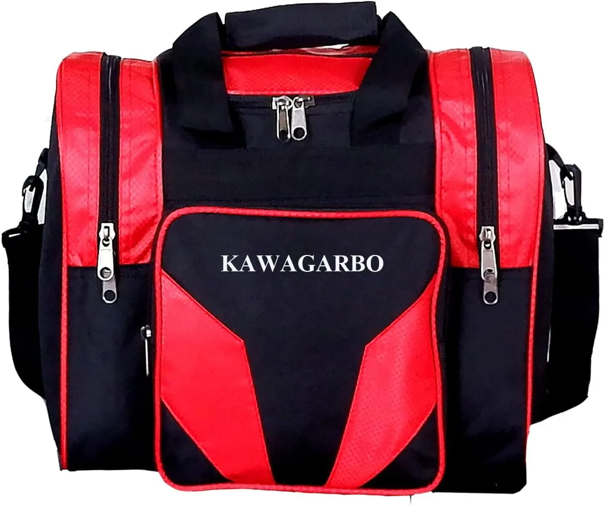 Bowling Bag for Single Ball - Single Ball Tote Bag with Padded Ball Holder - Fits a Single Pair of Bowling Shoes Up to Mens Size 14