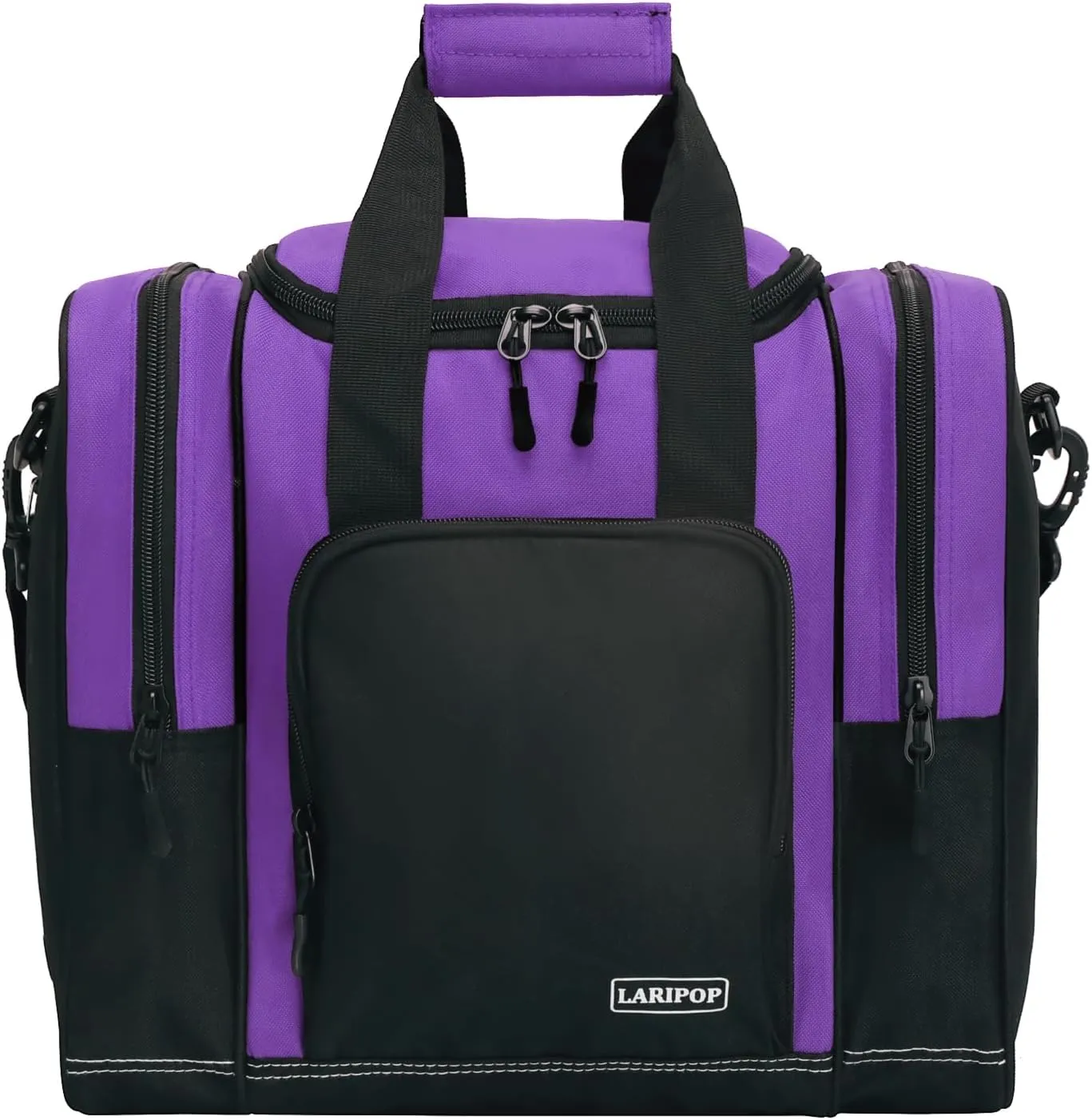 Bowling Ball Bag for Single Ball, 2022 Bowling Ball Tote Bowling bag with Padded Holder - Fits Shoes up to Mens Size 14 and Bowling Accessories