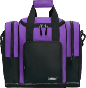 Bowling Ball Bag for Single Ball, 2022 Bowling Ball Tote Bowling bag with Padded Holder - Fits Shoes up to Mens Size 14 and Bowling Accessories