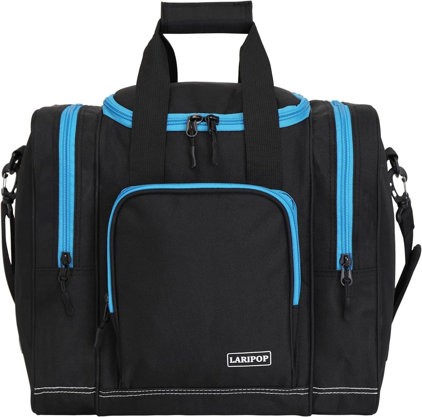 Bowling Ball Bag for Single Ball, 2022 Bowling Ball Tote Bowling bag with Padded Holder - Fits Shoes up to Mens Size 14 and Bowling Accessories