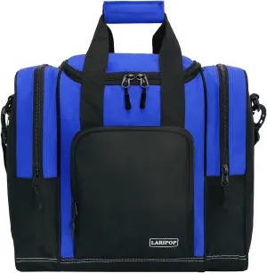 Bowling Ball Bag for Single Ball, 2022 Bowling Ball Tote Bowling bag with Padded Holder - Fits Shoes up to Mens Size 14 and Bowling Accessories