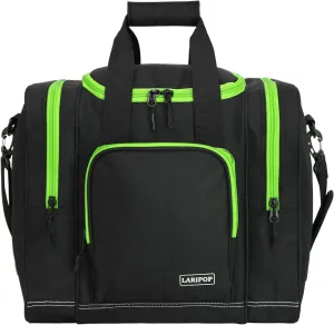 Bowling Ball Bag for Single Ball, 2022 Bowling Ball Tote Bowling bag with Padded Holder - Fits Shoes up to Mens Size 14 and Bowling Accessories
