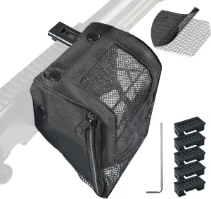 Brass Catcher Heat Resistant Steel Mesh Thickened Nylon Shell Catcher Net with 5 Pic Rail Fixers Mountable Quick