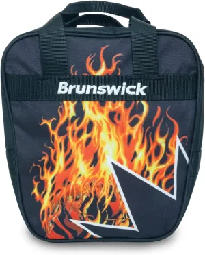 Brunswick Spark Single Tote Bowling Bag (Flames)