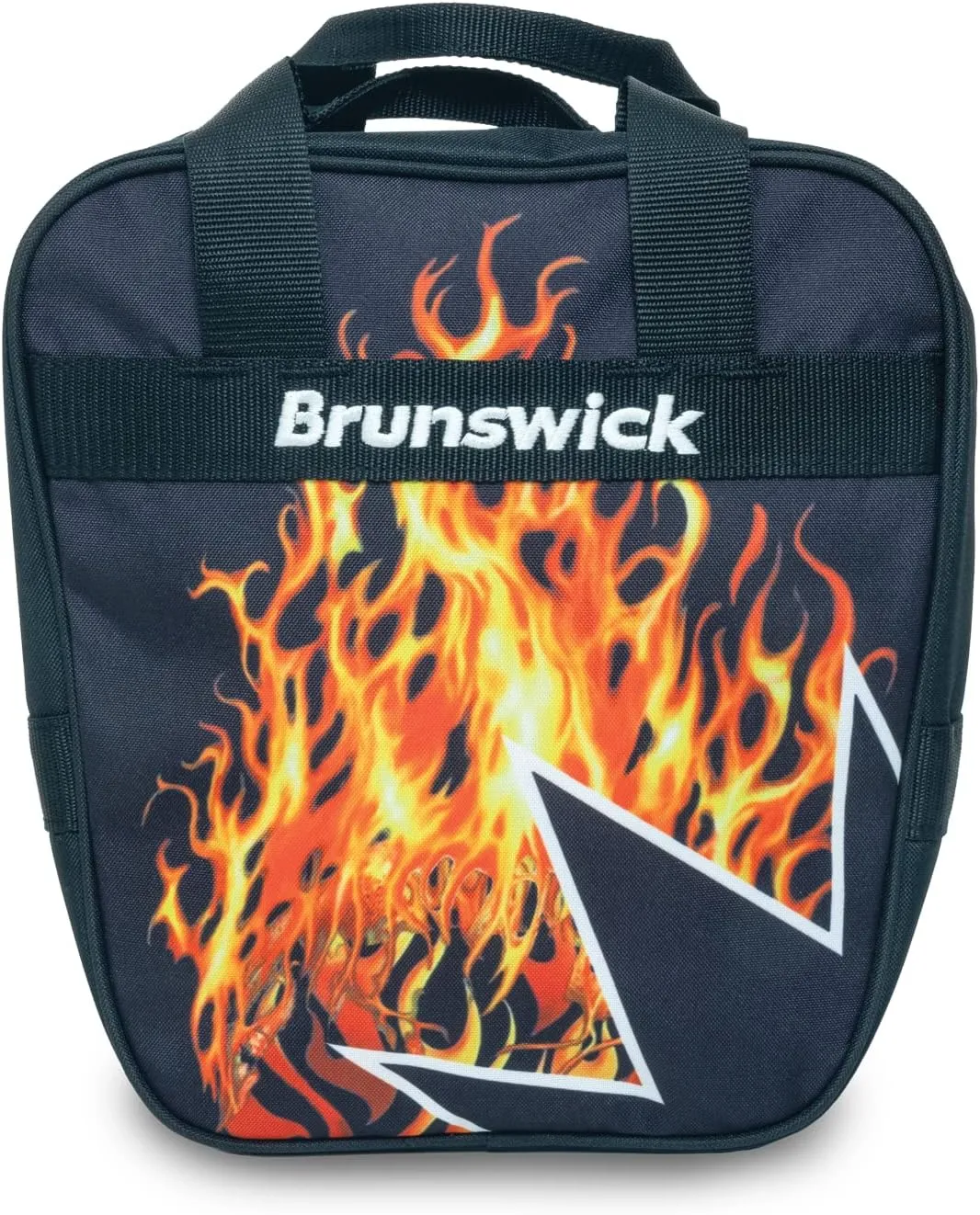 Brunswick Spark Single Tote Bowling Bag (Flames)