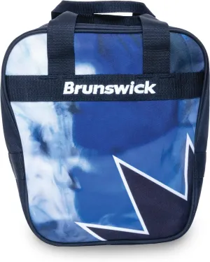 Brunswick Spark Single Tote Bowling Bag (Indigo Swirl)