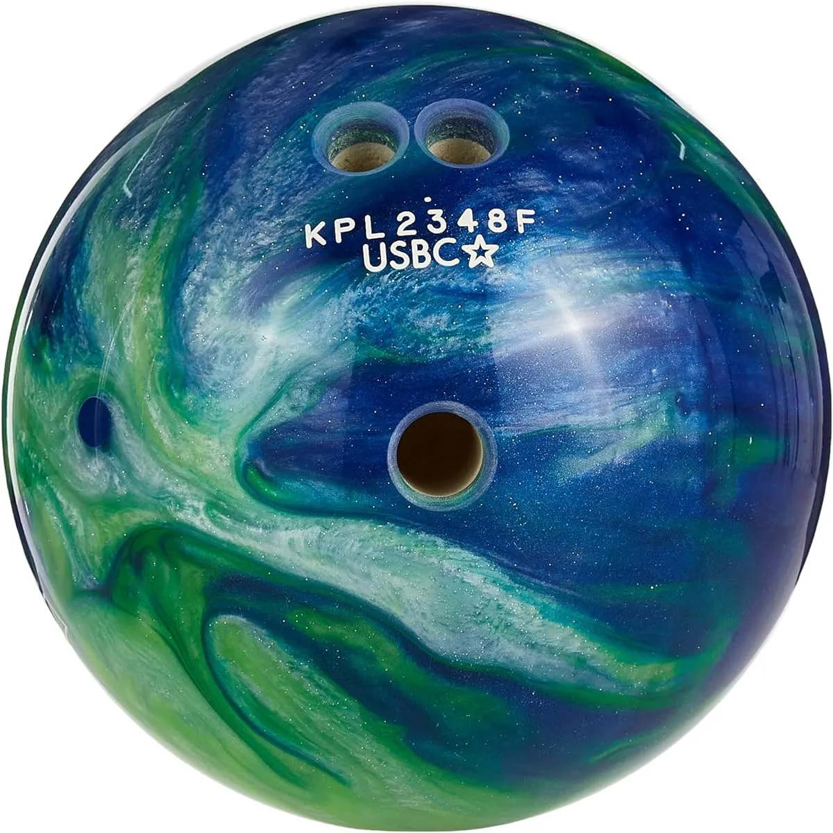 Brunswick t-zoneグローpre-drilled Bowling ball- Ocean Reef 14lbs