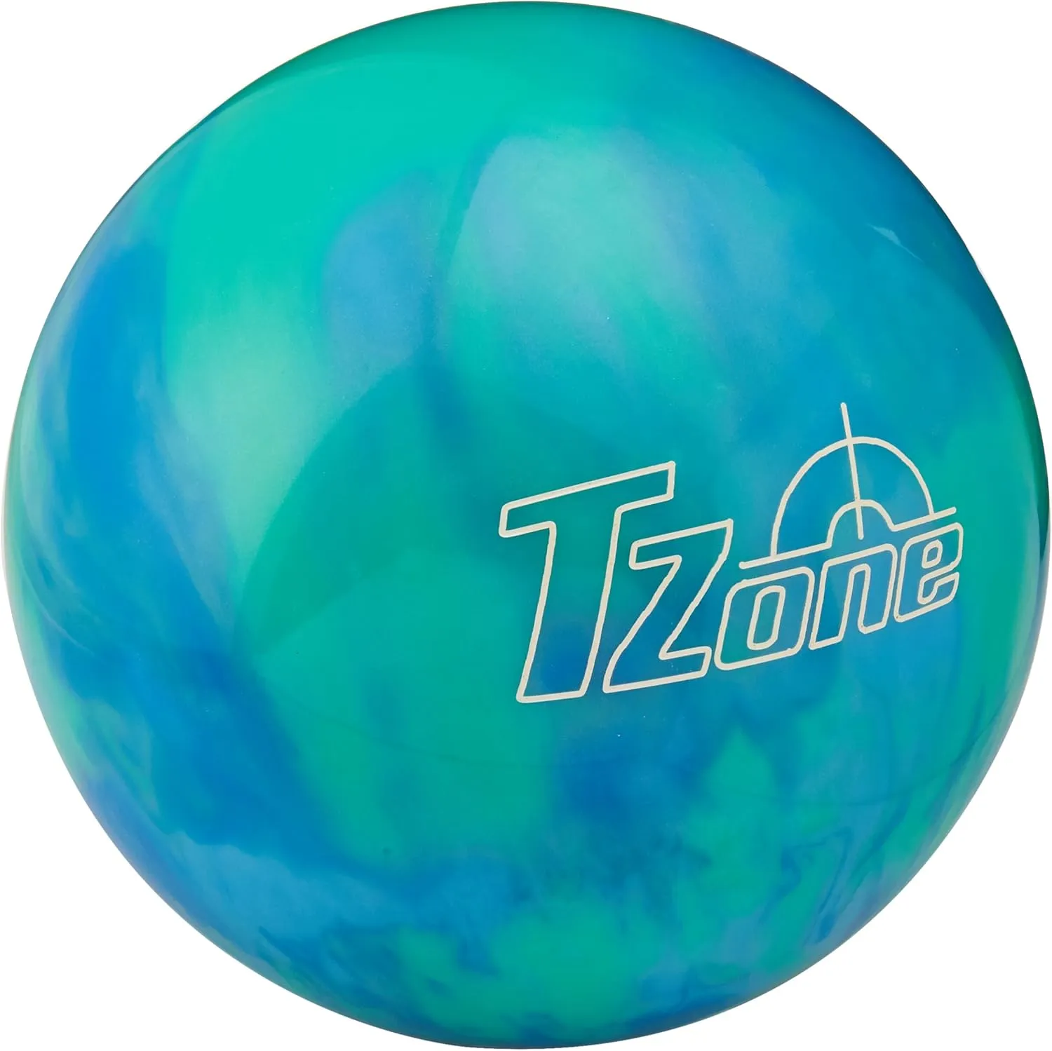 Brunswick TZone Caribbean Blue Bowling Ball (12-Pounds)