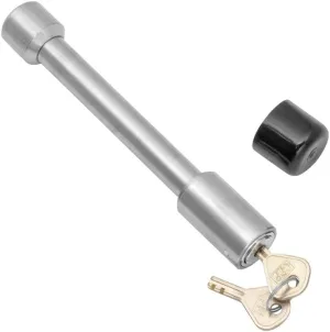 Bulldog Cases Bulldog 580412 Stainless Steel Universal Stainless Steel 5/8" Trailer Dogbone Lock (for 2-1/2" Sq. Class V Receivers)