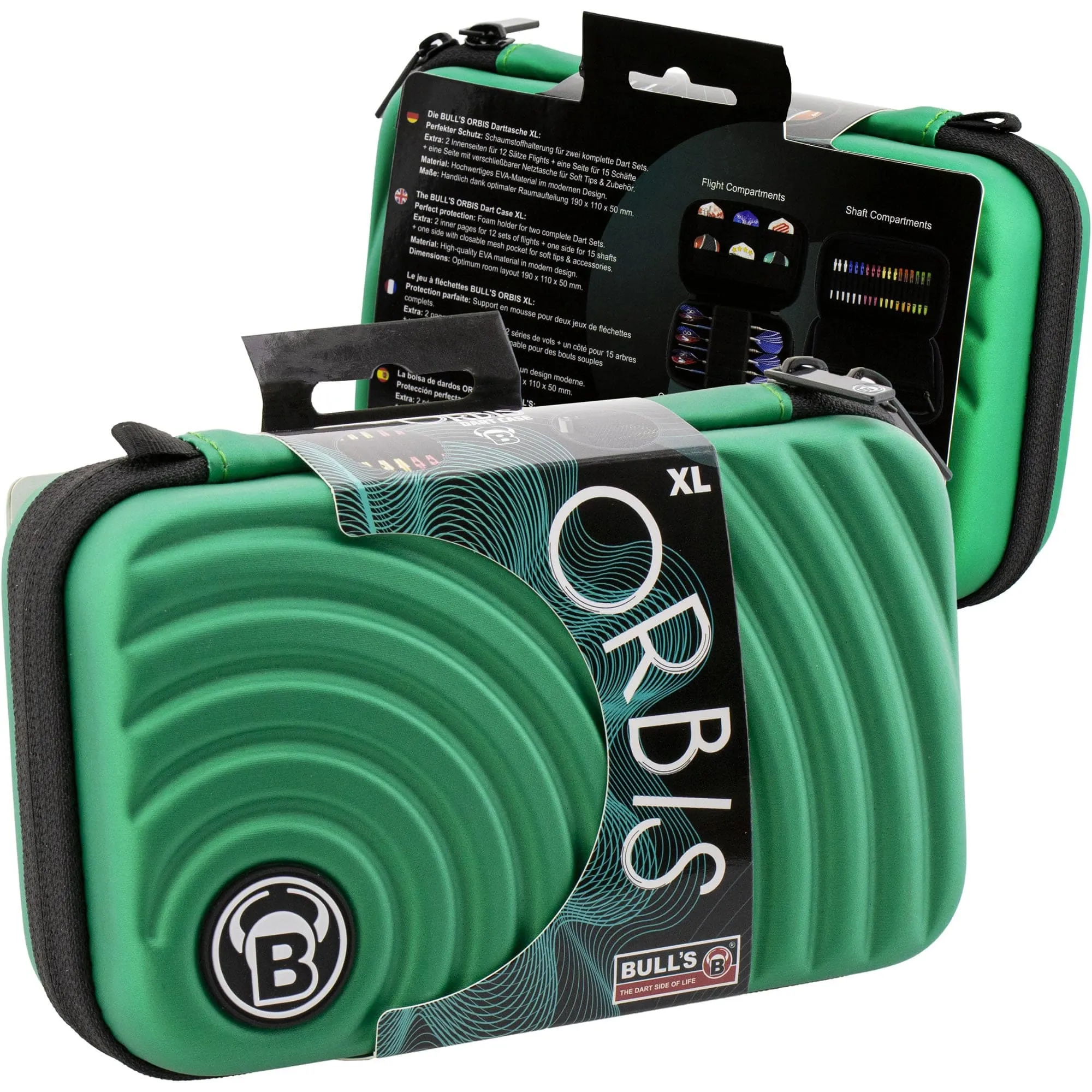 BULL'S Orbis Dart Case - Strong EVA Material - XL - Colours