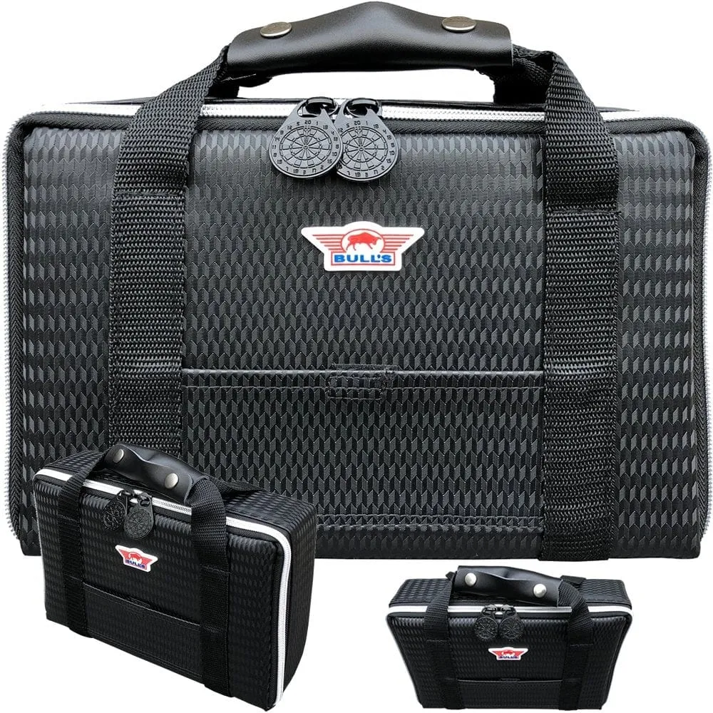 Bulls - Ubertas Case - Large Dart Case - Carbon Effect