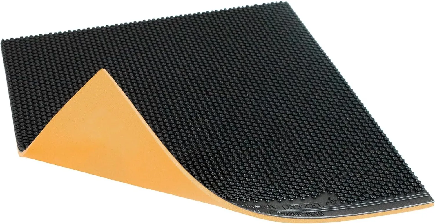 Butterfly Challenger Attack Table Tennis Rubber - Butterfly Table Tennis Rubber - 1.5 mm, 1.9 mm, or 2.1 mm - Red or Black - 1 Pips Out Table Tennis Rubber Sheet - Professional Table Tennis Rubber