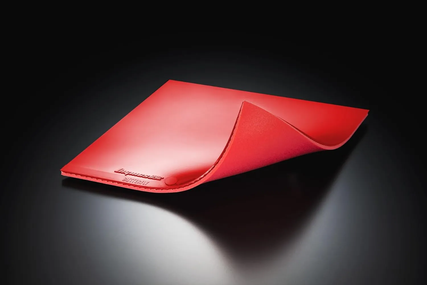 Butterfly Dignics 09C Table Tennis Rubber - 1.9 or 2.1 mm - Red or Black - 1 Inverted Table Tennis Rubber Sheet - Professional Table Tennis Rubber - Rubber of Choice for Timo Boll