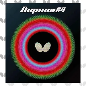Butterfly Dignics 64 Table Tennis Rubber | Butterfly Table Tennis Rubber | 1.9 mm or 2.1 mm | Red or Black | 1 Inverted Table Tennis Rubber Sheet | Professional Table Tennis Rubber