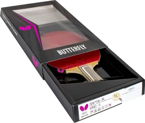 Butterfly Petr Korbel Blade & Sriver Rubber Shakehand Table Tennis Racket | Pro-Line Series | A classic blade and rubber combination that can do it all | Recommended for Intermediate Level Players