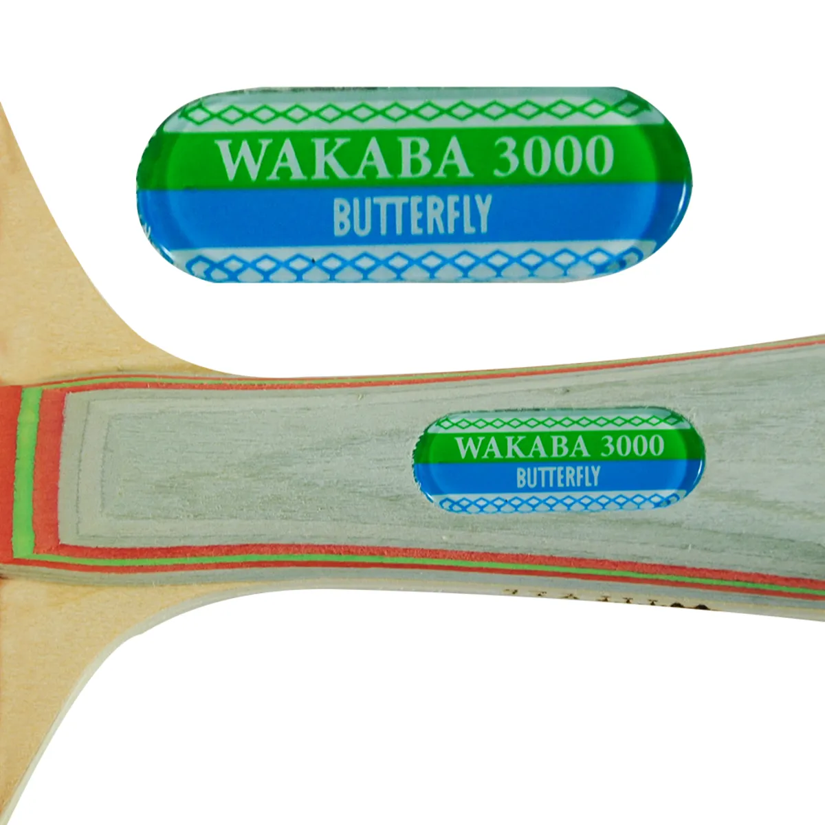 Butterfly Wakaba 3000 Table Tennis Paddle (2 Balls Included)