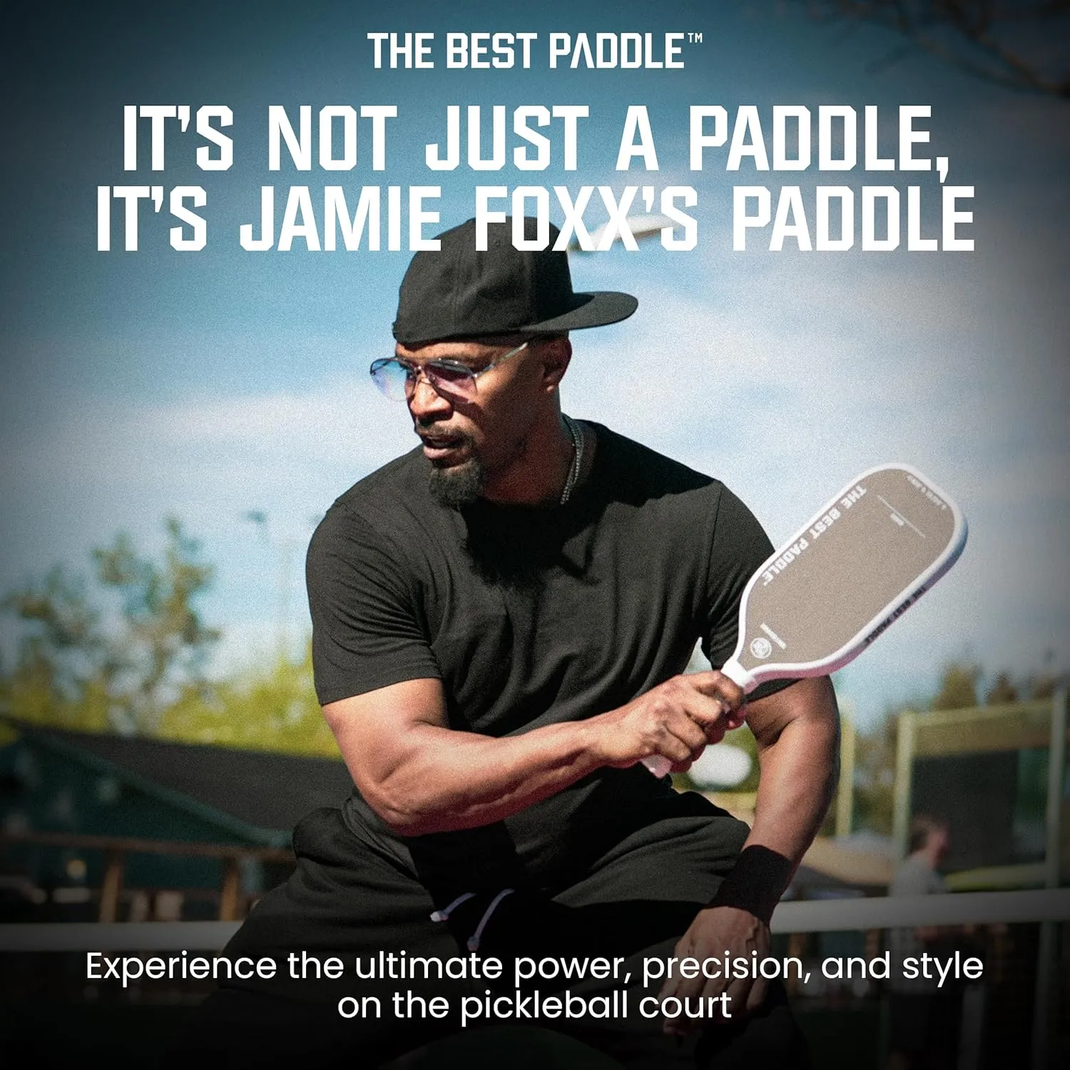 by Jamie Foxx - USAPA Certified Pickleball Paddles, Fiberglass Model, 16mm Polymer Core, Pickle Ball Racket for Power and Control
