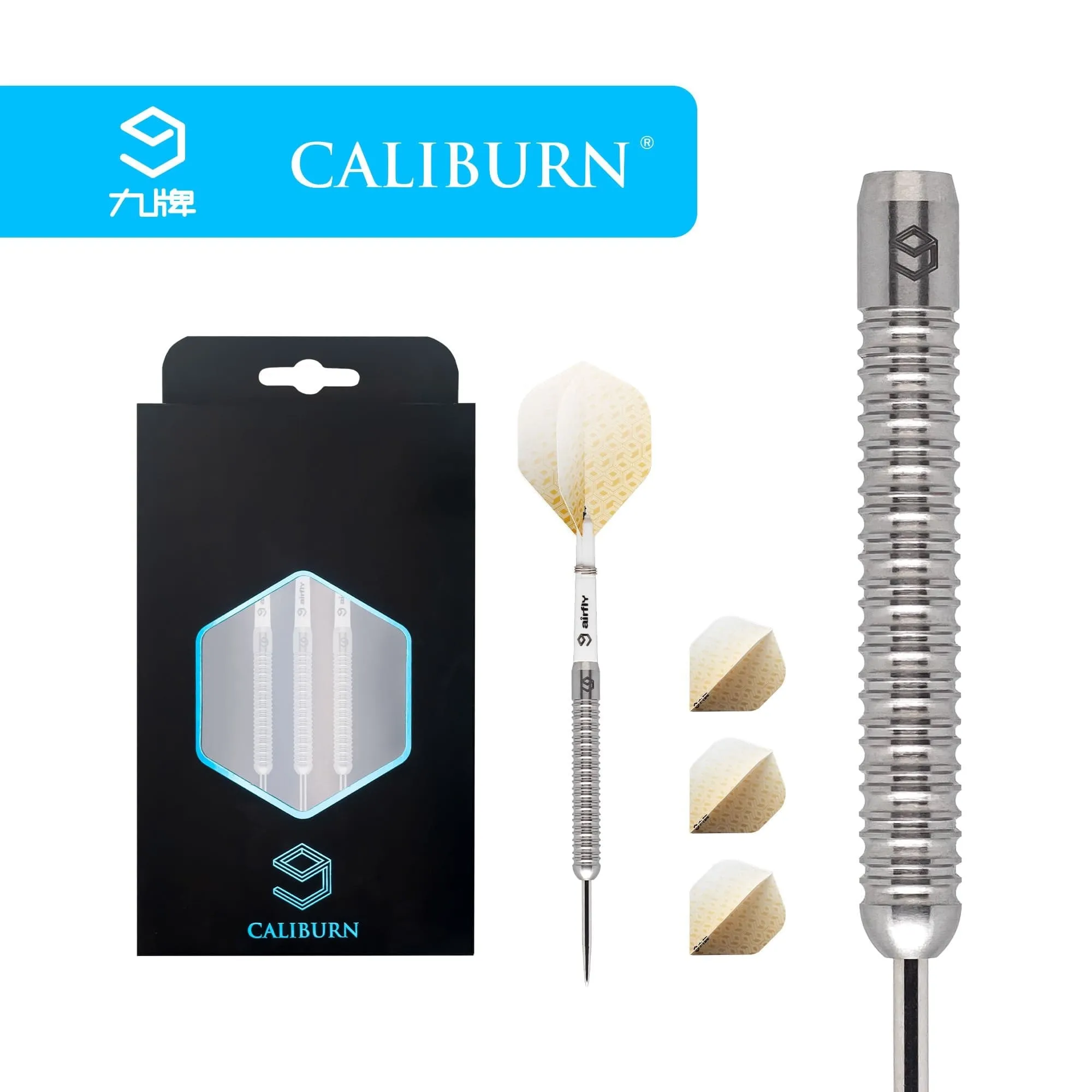 *Caliburn Artisan Darts - Steel Tip - 90% - Natural