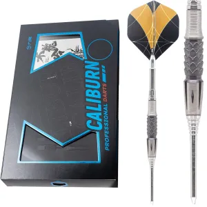 Caliburn Black Dragon Darts - Steel Tip - 97.5% - Black