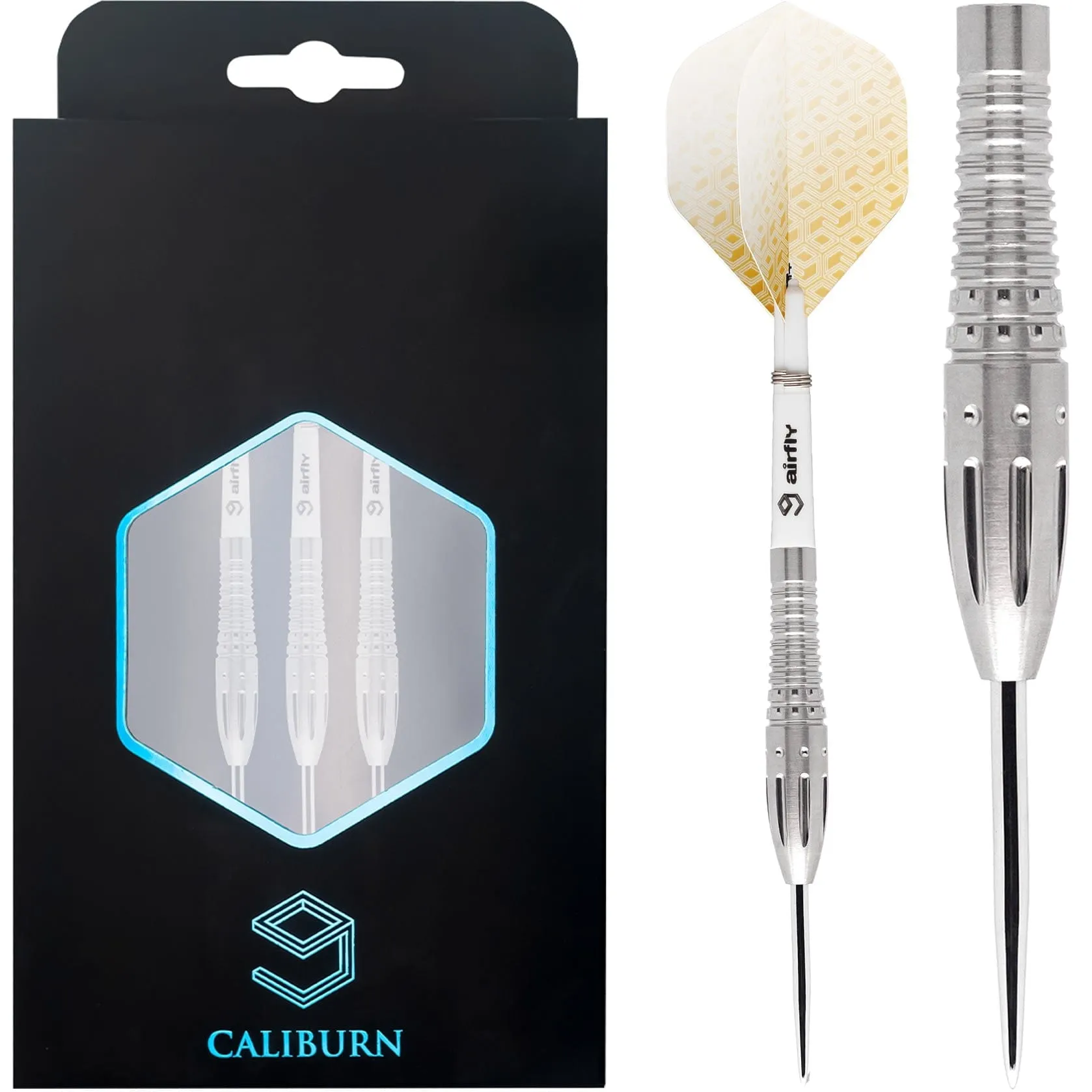 *Caliburn Cowboy Darts - Steel Tip - 90% - Natural - 22g