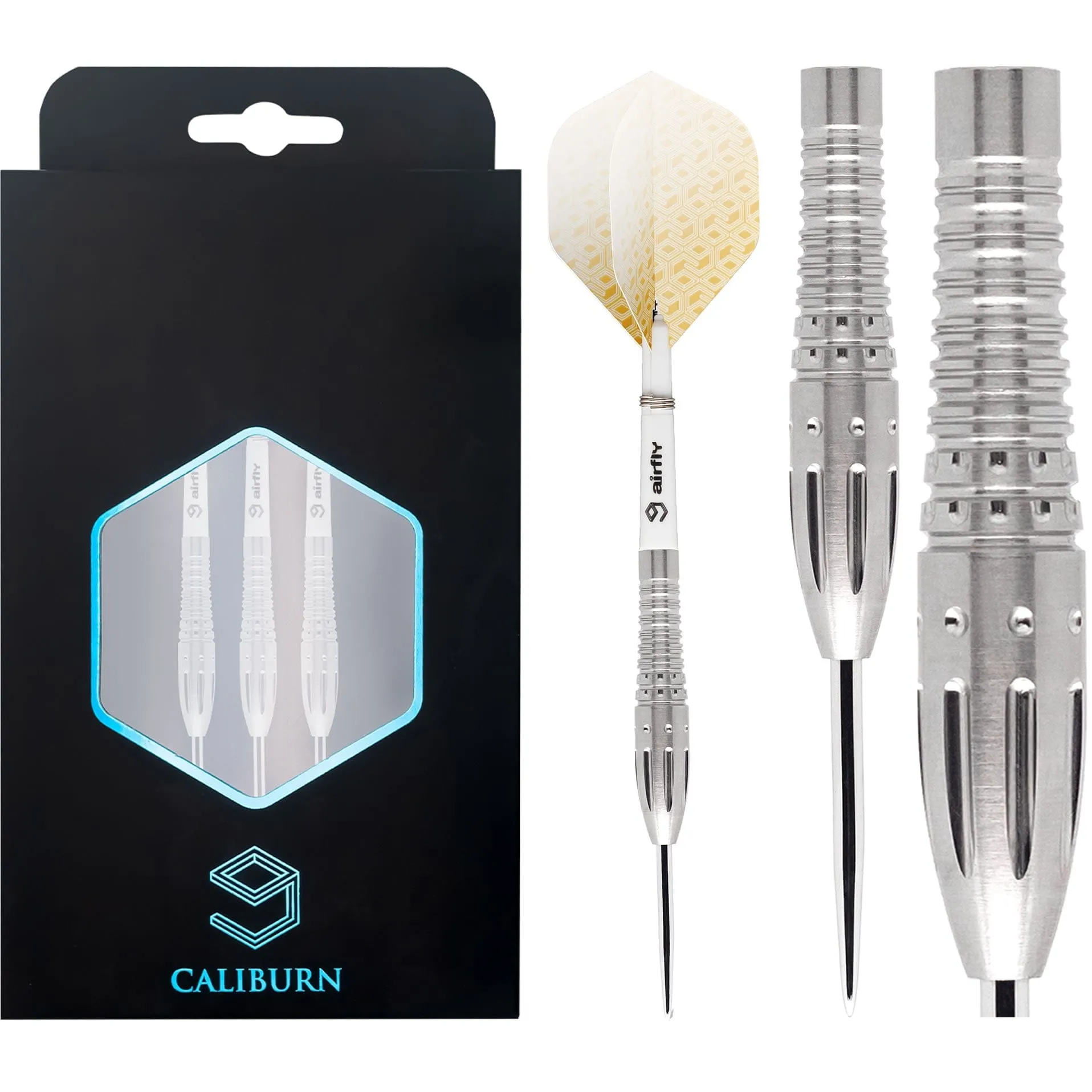 *Caliburn Cowboy Darts - Steel Tip - 90% - Natural - 22g