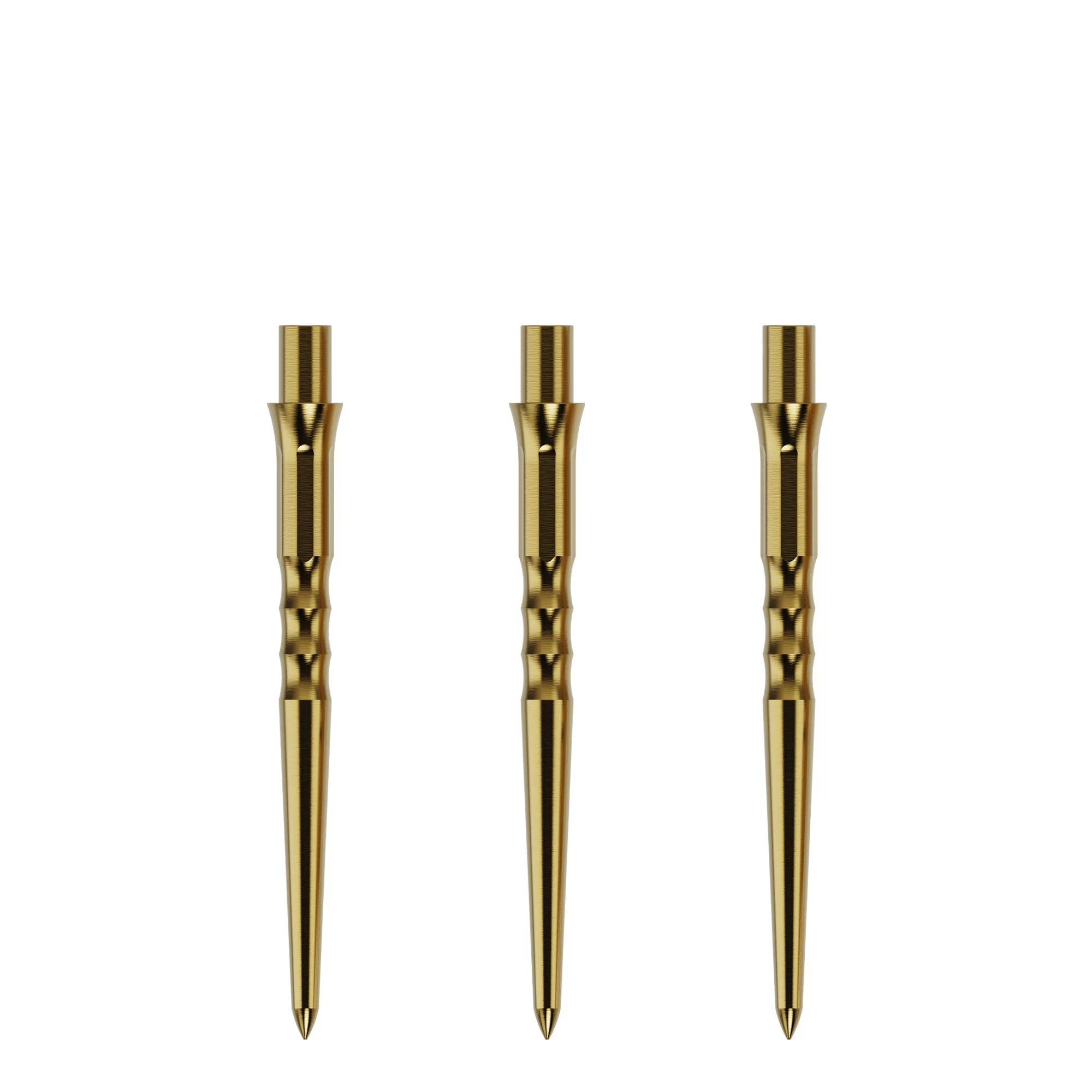 Caliburn Replaceable Dart Points - Ripple - No Lip - Gold