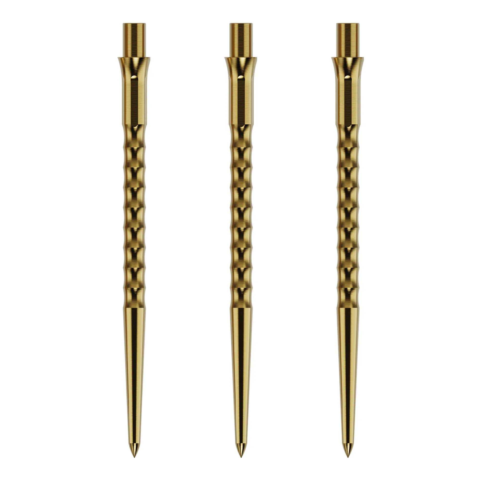Caliburn Replaceable Dart Points - Ripple - No Lip - Gold