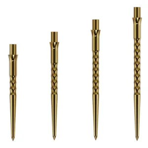 Caliburn Replaceable Dart Points - Ripple - No Lip - Gold