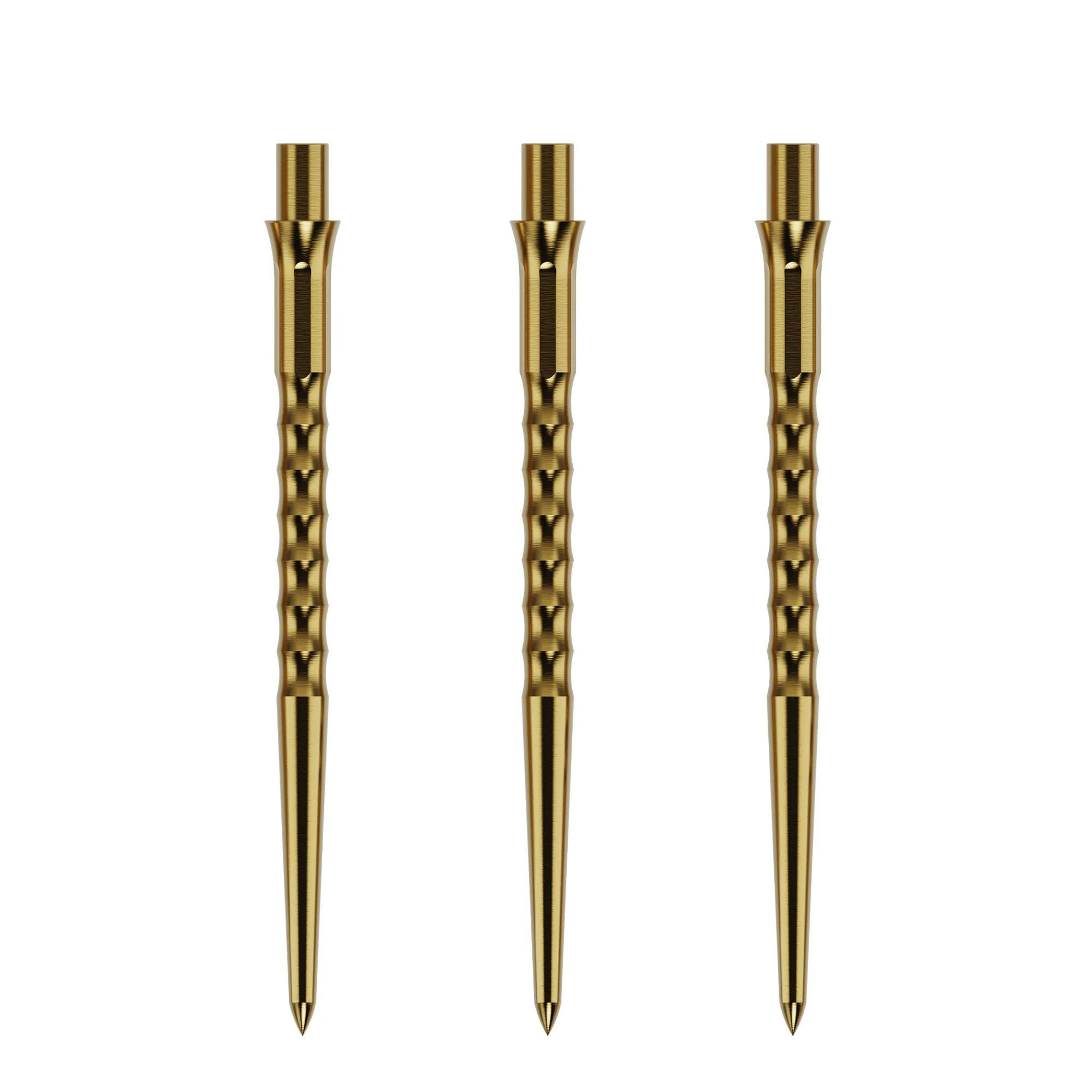 Caliburn Replaceable Dart Points - Ripple - No Lip - Gold