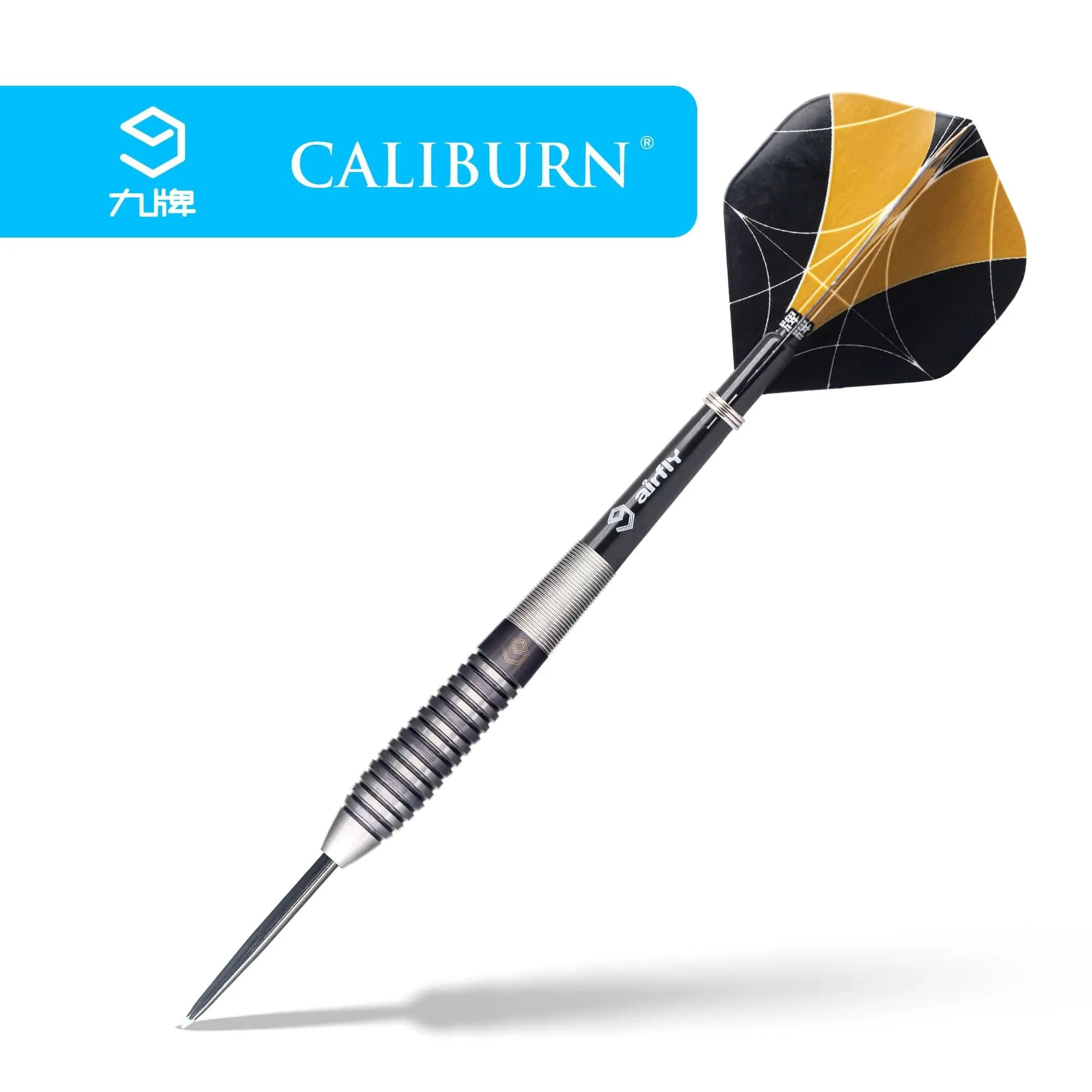 Caliburn Stallion Darts - Steel Tip - 90% - S4 - Black