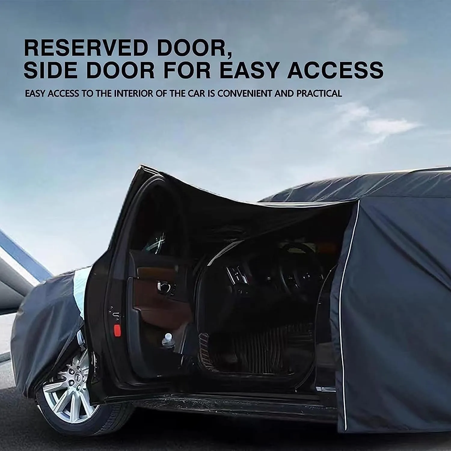 Car Cover Waterproof Compatible with Daimler 2.8/5.3/Coupe/Daimler/Dart Outdoor Car Covers All Weather Waterproof Breathable Large Car Cover with Zipper,Custom Full Car Cover,for Snow Rain Protection
