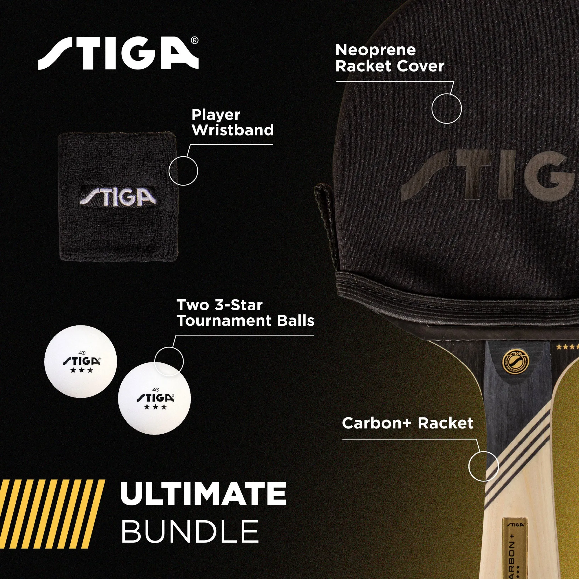 Carbon  Table Tennis Bundle