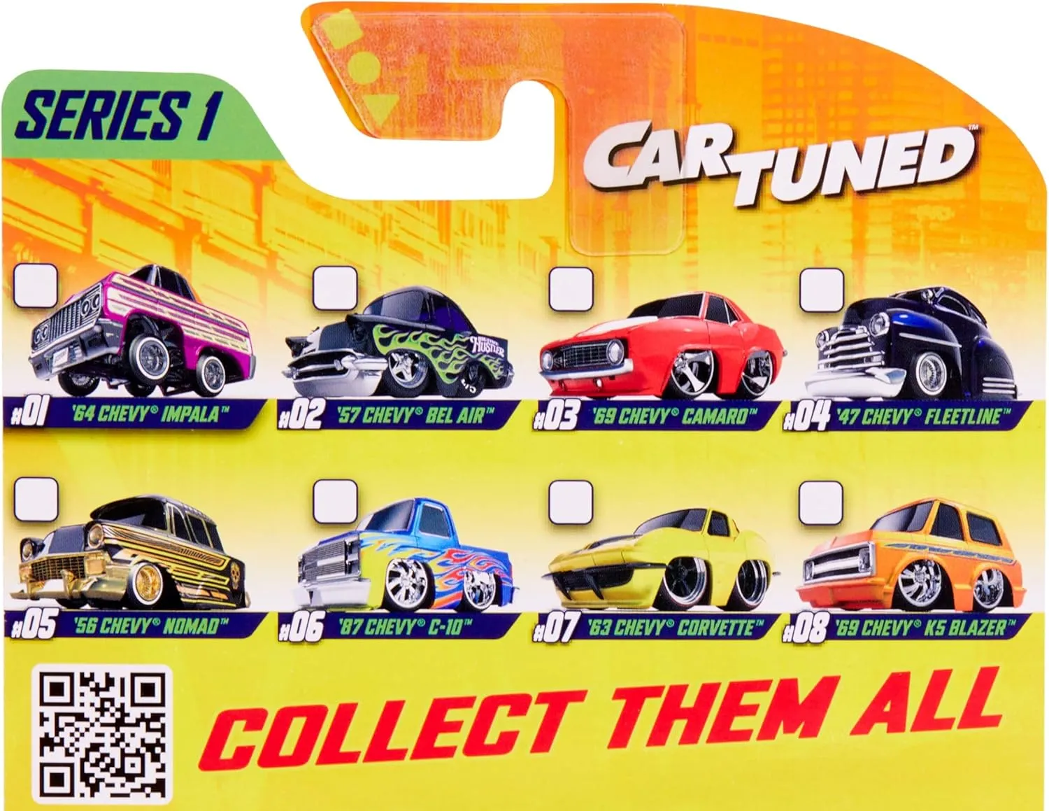 CarTuned Series 1-8 Pack, Diecast Vehicle, Ages 6  Years
