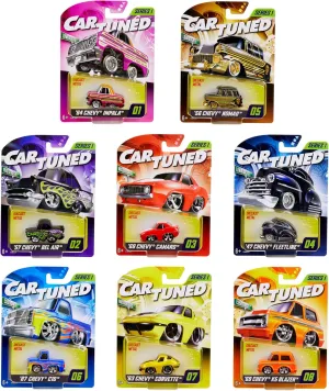 CarTuned Series 1-8 Pack, Diecast Vehicle, Ages 6  Years