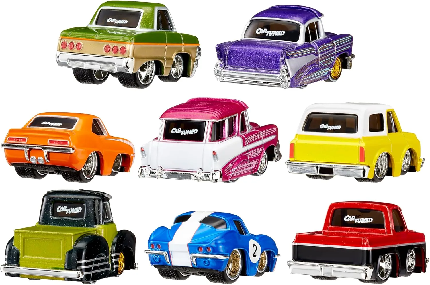 CarTuned Series 2-8 Pack, Diecast Vehicle, Ages 6  Years