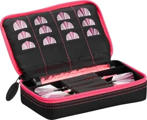 Casemaster Plazma Dart Case for Soft and Steel Tip Darts, Holds 3 Darts and Features Built-In Storage Tube and Pockets for Flights, Tips, Shafts, and Personal Items