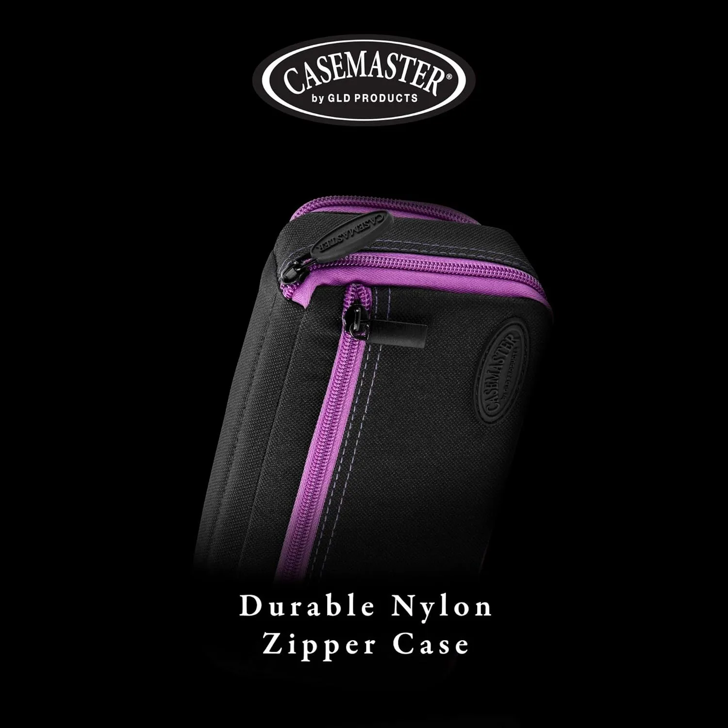 Casemaster Plazma Plus, 3 Dart Case for Soft and Steel Tip Darts Features Large Front Mobile Device Pocket, Built-in Storage Tube and Pockets for Flights, Tips, Shafts, and Personal Items