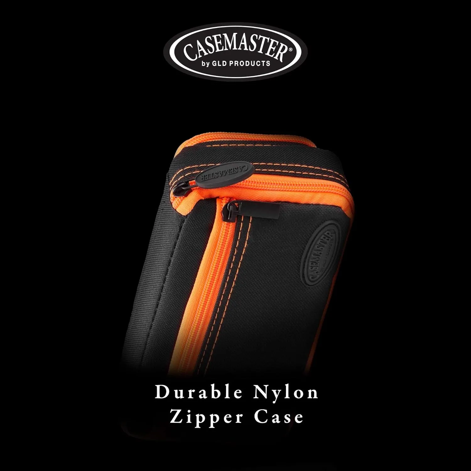 Casemaster Plazma Plus, 3 Dart Case for Soft and Steel Tip Darts Features Large Front Mobile Device Pocket, Built-in Storage Tube and Pockets for Flights, Tips, Shafts, and Personal Items