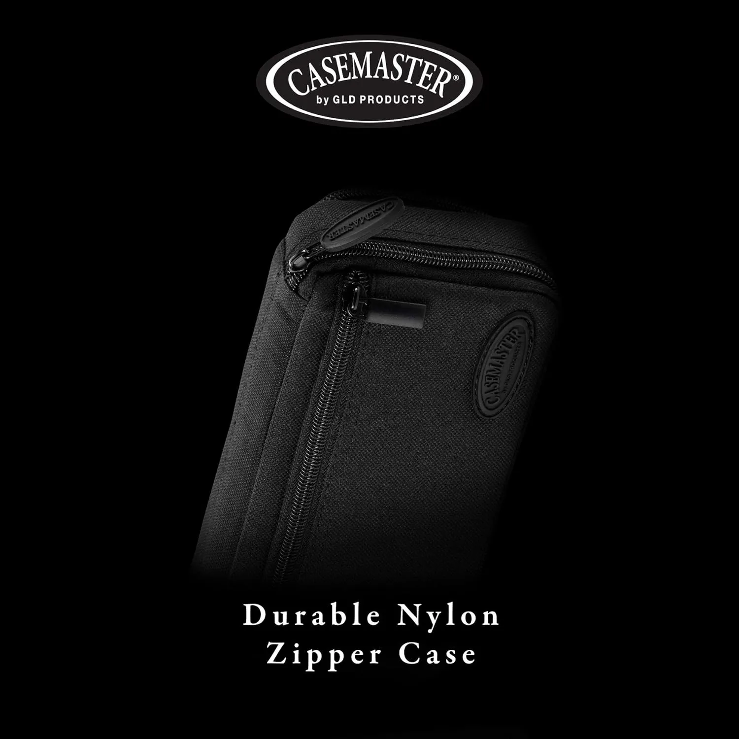 Casemaster Plazma Plus, 3 Dart Case for Soft and Steel Tip Darts Features Large Front Mobile Device Pocket, Built-in Storage Tube and Pockets for Flights, Tips, Shafts, and Personal Items