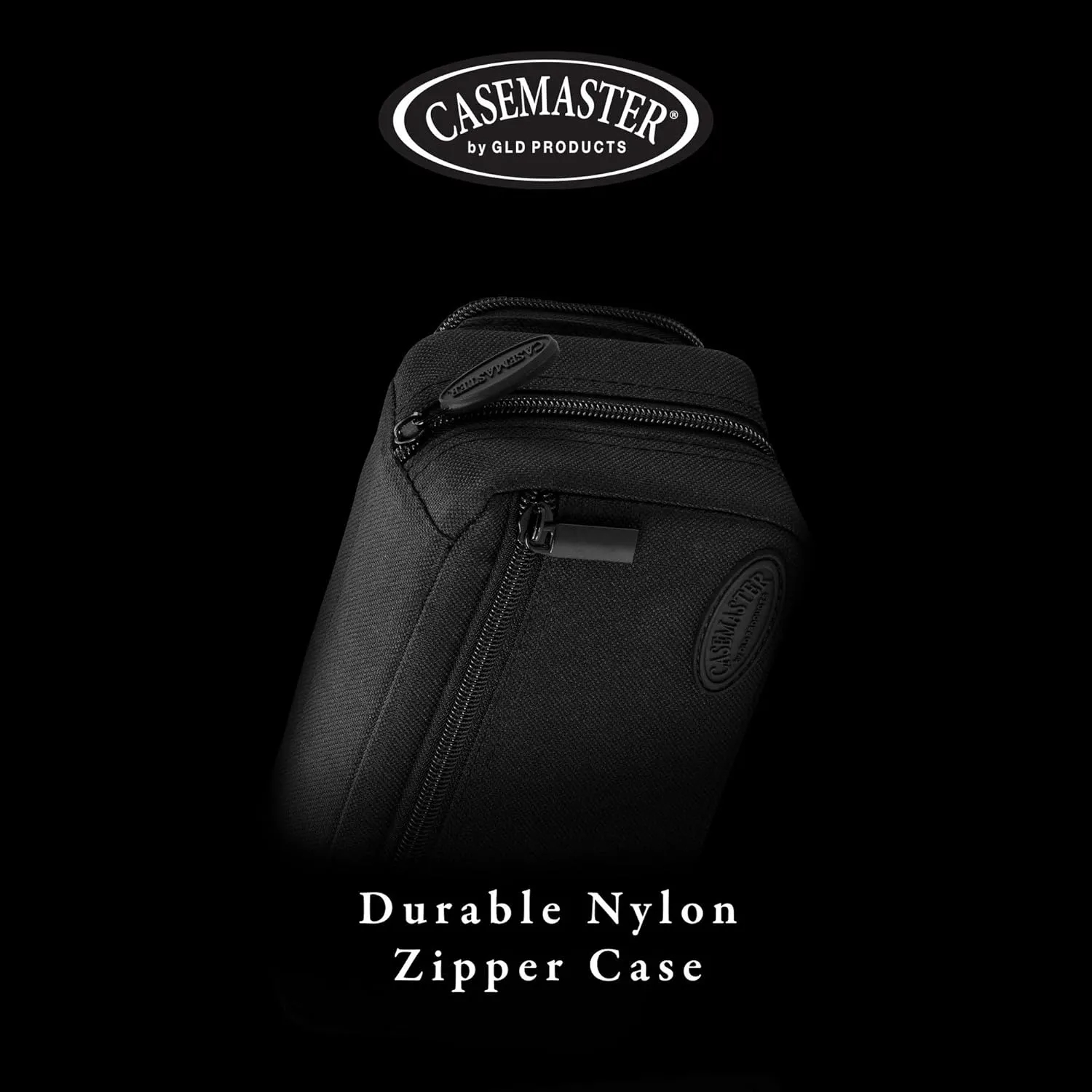 Casemaster Plazma Pro, 6 Dart Case for Soft and Steel Tip Darts, Features Large Front Mobile Device Pocket, Built-In Storage Tubes and Pockets for Flights, Tips, Shafts, and Personal Items