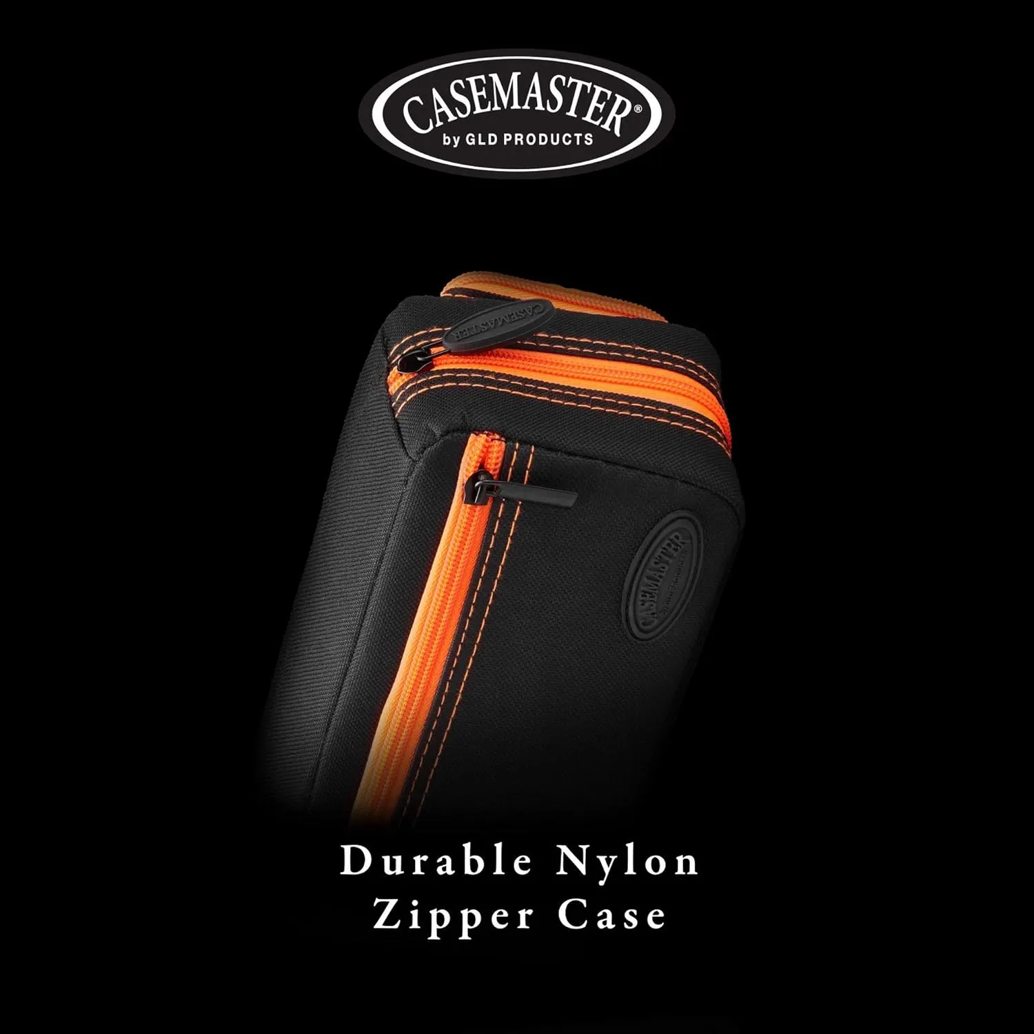 Casemaster Plazma Pro, 6 Dart Case for Soft and Steel Tip Darts, Features Large Front Mobile Device Pocket, Built-In Storage Tubes and Pockets for Flights, Tips, Shafts, and Personal Items