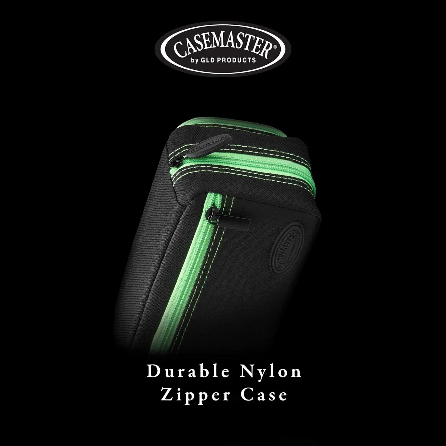 Casemaster Plazma Pro, 6 Dart Case for Soft and Steel Tip Darts, Features Large Front Mobile Device Pocket, Built-In Storage Tubes and Pockets for Flights, Tips, Shafts, and Personal Items