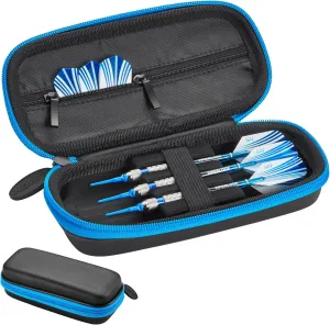Casemaster Warden Dart Case for Steel and Soft Tip Darts, with a Tough EVA Foam Outer Shell for Maximum Toughness and Durability, Holds 3 Darts