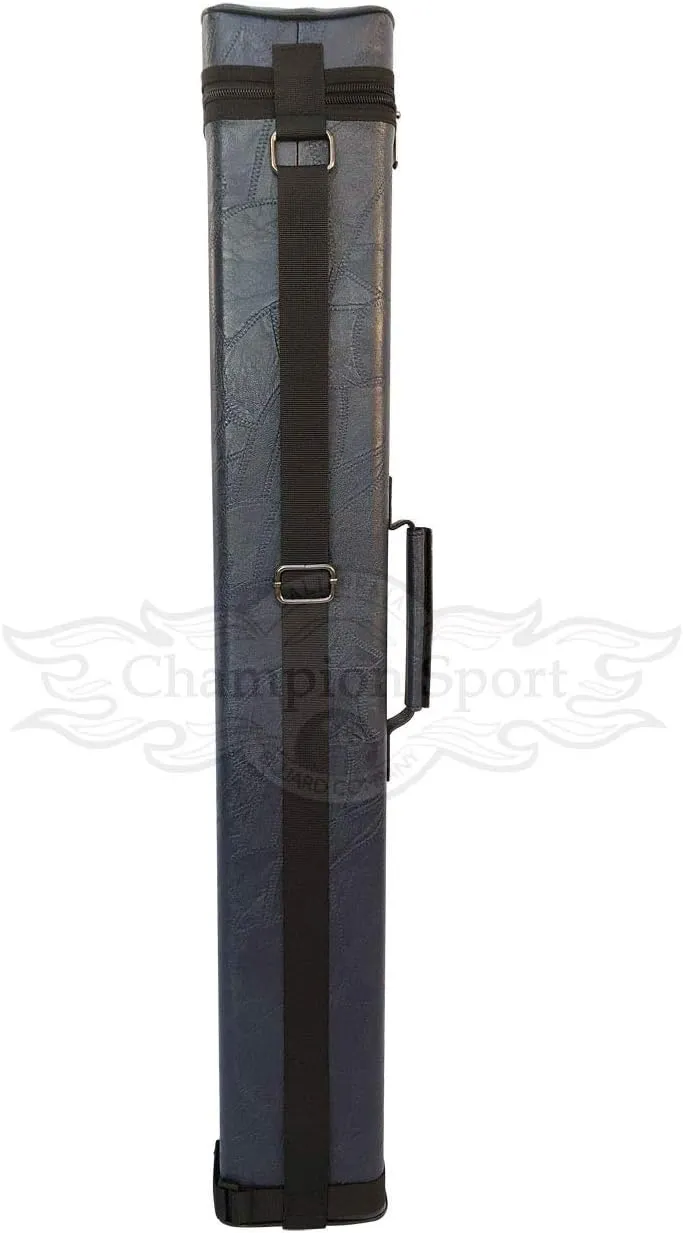 Champion Instroke Leatherette Cue Cases 4x6 Holds 4 Butts and 6 shafts Pool cue